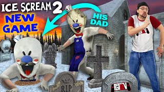 ICE SCREAM 2 Chunky Kid Cemetery Chase  FGTEEV is in the NEW GAME [upl. by Xuerd323]