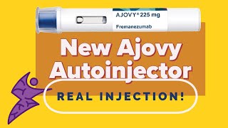 Ajovy Autoinjector  Stop Migraines  So Easy  Real Injection [upl. by Ataner815]