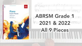 ABRSM Grade 1 Piano 2021 amp 2022 All 9 Pieces [upl. by Afra]