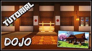 How To Build A Dojo  Minecraft Tutorial [upl. by Aihsia]