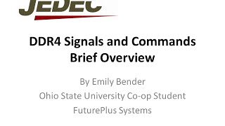 DDR4 Memory Signals and Command overview video [upl. by Pontus670]