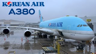 🇺🇸 Los Angeles LAX to Seoul ICN 🇰🇷 Korean Air Airbus A380  FULL FLIGHT REPORT Polar route [upl. by Fisch861]