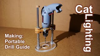 DIY Drill Guide  Router Plunge Base [upl. by Nnaerb]