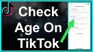 How To Check Your Age On TikTok [upl. by Ecnaled]