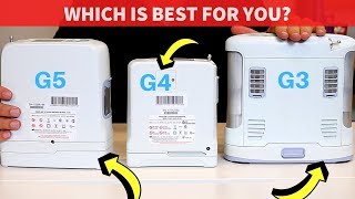 Inogen One G3 G4 and G5 Comparison [upl. by Sternlight]