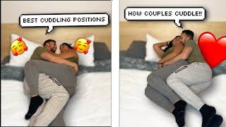 TOP 10 COUPLE CUDDLE POSITIONS  CUTE REACTION [upl. by Anaihr]