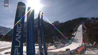 Planica 2021  Daniel Andre Tande crash [upl. by Daffie483]