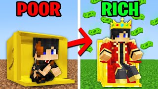 Minecraft but From POOR to RICH [upl. by Dani]