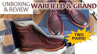 Shoe Review Warfield amp Grand Affordable BOOTS [upl. by Emolas]