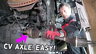 KIA OPTIMA CV AXLE SHAFT REPLACEMENT REMOVAL [upl. by Hanako]