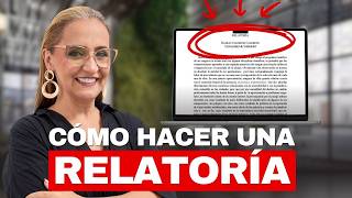 Aprende a Hacer una Relatoría en solo 3 Pasos [upl. by Jolene]