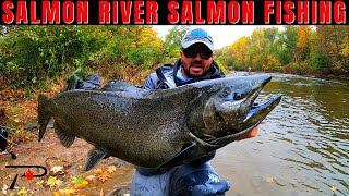 Salmon Fishing New Yorks World Famous Salmon River [upl. by Atekihc549]