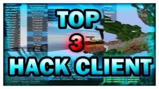 TOP 3 MINECRAFT HACK CLIENTS 18 wDownload [upl. by Kimber164]