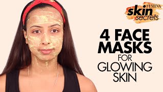 DIY Face Masks for Glowing Skin  How To Get Glowing Skin At Home  Skin Secrets [upl. by Assert527]