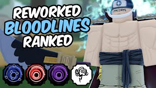 Every Bloodline Rework RANKED From WORST To BEST  Shindo Life Bloodline Tier List [upl. by Adnawyek]