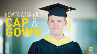 How to Wear Your Graduation Cap and Gown [upl. by Aronek]