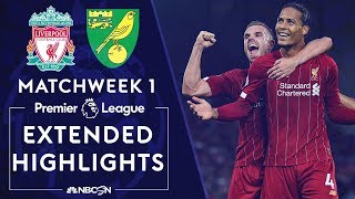 Liverpool v Norwich City  PREMIER LEAGUE HIGHLIGHTS  8919  NBC Sports [upl. by Myers]