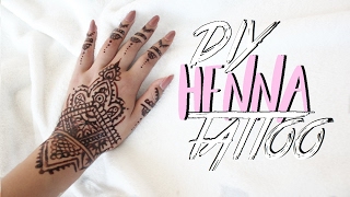 Diy Henna Tattoo Without Henna Powder [upl. by Quintana]