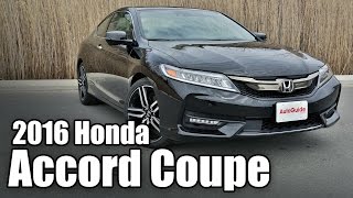 2016 Honda Accord Coupe Review  Quick Take [upl. by Boswell]