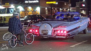 Whittier Blvd Lowrider Cruise California Classic Cars [upl. by Eitsyrhc]