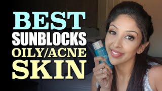 BEST SUNSCREENS OILYACNE SKIN by DOCTOR V  Brown dark skin DR V Colorscience Avene Neutrogena [upl. by Giusto]