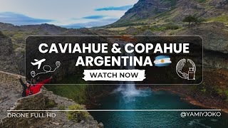 9 Lugares Imperdibles de Caviahue y Copahue Neuquen Argentina  Drone Full HD [upl. by Nevyar]