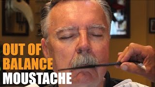 Barbers Out of Balance Moustache Grooming [upl. by Liggitt]