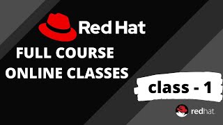 RedHat Full Course Online Classes  How to Install Redhat Enterprise Linux 80 RHEL 8  Class 1 [upl. by Kahcztiy]