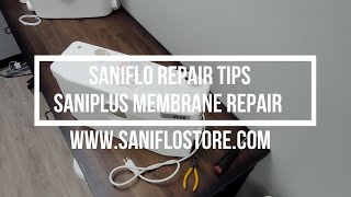 SANIFLOSTORE REPAIR TIPS SANIPLUS MEMBRANE REPAIR [upl. by Fritts]