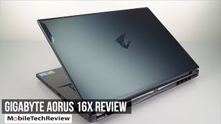 Gigabyte Aorus 16X Review [upl. by Alyhs]