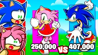 SONIC vs AMY Power Level Comparison [upl. by Ruthven688]