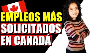 LISTA de Profesiones con más demanda en Canadá [upl. by Krid]