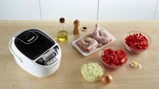 Tefal 10 in 1 Rice amp Multicooker RK705 Demonstration Video [upl. by Kluge]