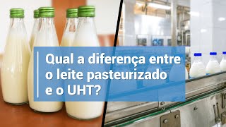 Qual a diferença entre LEITE PASTEURIZADO e UHT  MilkPoint Insights [upl. by Wake464]