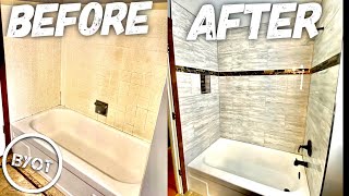 DIY Shower Remodel  START To FINISH Part 1 of 2 [upl. by Hoy]