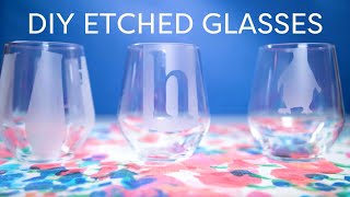 Glass Etching Tutorial for Beginners [upl. by Kazim]