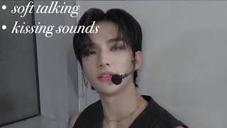 STRAY KIDS ASMR Hyunjin  soft kissing  soft talking  requested ✅ [upl. by Astra23]