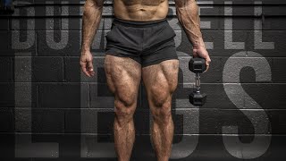 4 BEST Dumbbell Leg Exercises YOU NEEDS TO TRY THESE [upl. by Htyderem223]