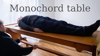 Sound of our Monochord Table used for sound healing [upl. by Chamberlin686]