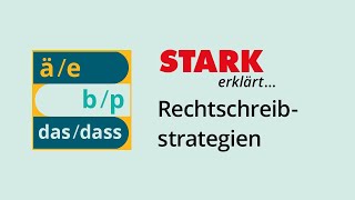 Rechtschreibstrategien  STARK erklärt [upl. by Schwejda]