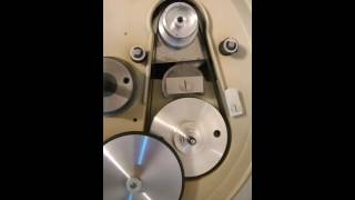 Thorens TD 124 Idler Wheel Operation [upl. by Araldo]