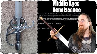 Which Sword Should You Buy 2 Medieval amp Renaissance Longsword Messer Falchion Rapier etc [upl. by Frederik523]