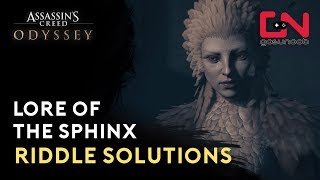 Assassins Creed Odyssey  Sphinx Riddle Solutions [upl. by Henryk]