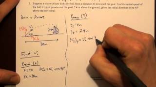 2D Kinematics Projectile Motion [upl. by Mast]