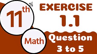 11 Class Math Chapter 1Class 11 Math Chapter 1 Exercise 11 Question 34511 Class Maths Chapter 1 [upl. by Thorne395]