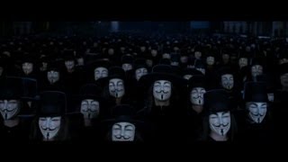 V For Vendetta Ending scene [upl. by Nomal]