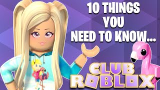 💰10 Things YOU NEED to KNOW 💰 About Club Roblox [upl. by Aticnemrac617]