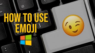 How to Use EMOJI in Windows 1011 😉👍 [upl. by Artined]