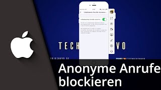 Anonym Anrufe blockieren am iPhone ✅ Tutorial [upl. by Barger]