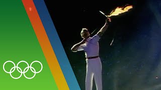 Barcelona 1992 Olympic Torch Lighting  Epic Olympic Moments [upl. by Nadab]